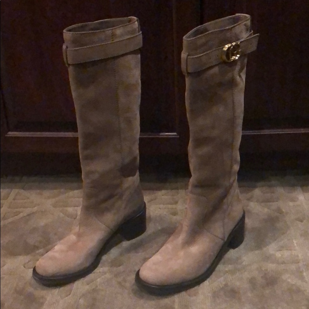 Authentic Gucci knee high suede/leather boot